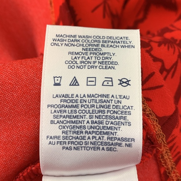 Lands’ End Tropical Print Ponte Fit and Flare Dress - Picture 10 of 11